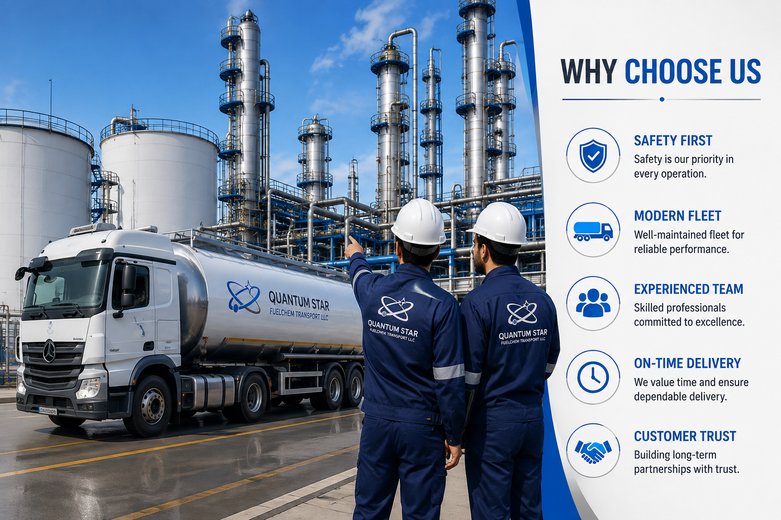 Why Choose Quantum Star Fuelchem Transport
